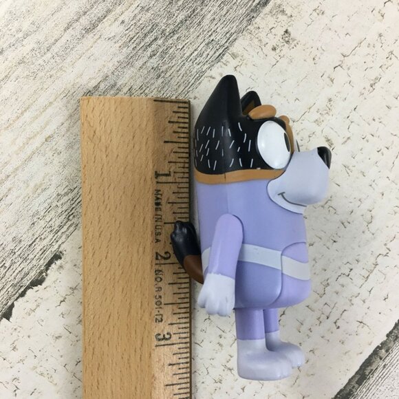 Bluey Figure Uncle Stripe FAMILY Heeler Aunt Trixie Puppy Socks Muffin LOT Blue - Picture 10 of 16
